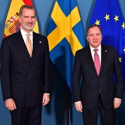 El Rey Felipe y Stefan Löfven durante la Visita de Estado de los Reyes de España a Suecia