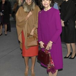 La Reina Letizia y Silvia de Suecia en el Instituto Karolinska