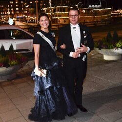 Victoria y Daniel de Suecia en la celebración del 250 aniversario de la Real Academia Sueca de Música