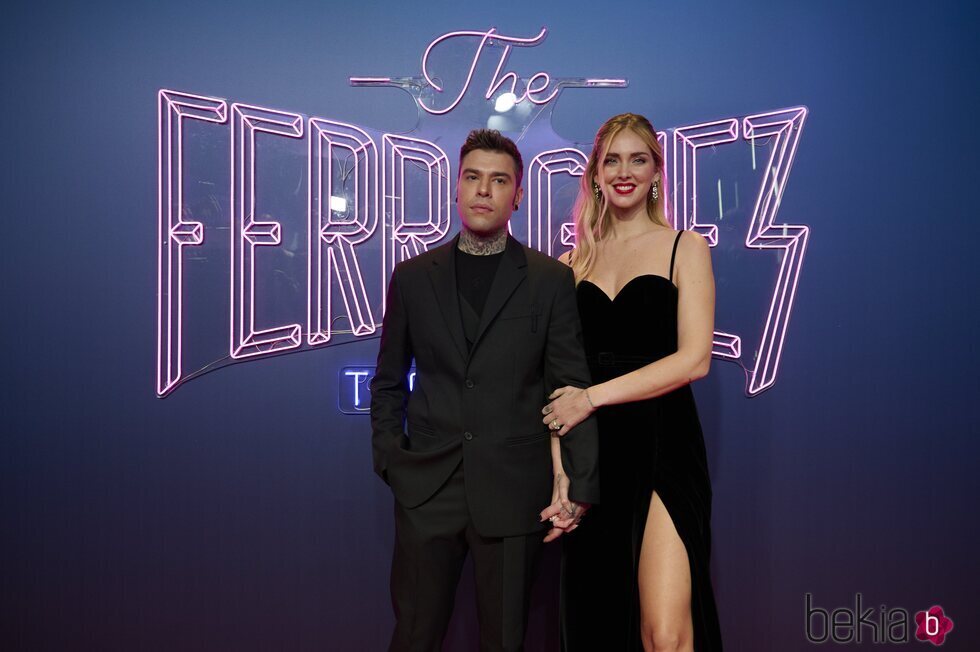 Chiara Ferragni y Fedez en la premiere de 'The Ferragnez - La serie' en Madrid