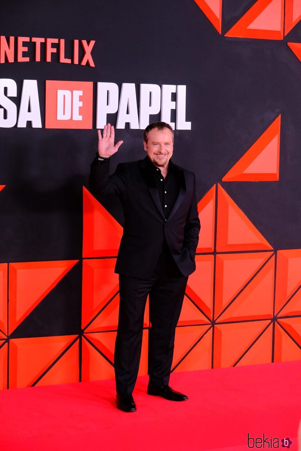 Fernando Cayo en la premier del final definitivo de 'La casa de papel'