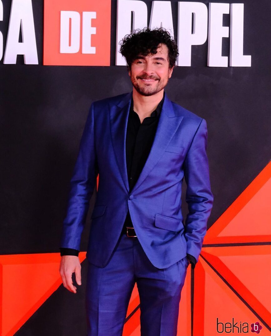 José Manuel Seda en la premier del final definitivo de 'La casa de papel'