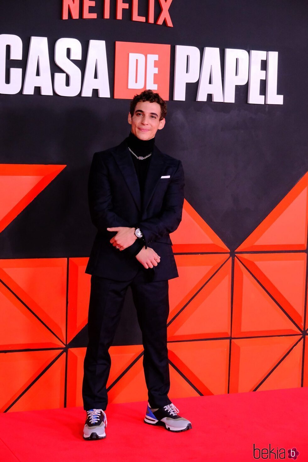 Miguel Herrán en la premier del final definitivo de 'La casa de papel'