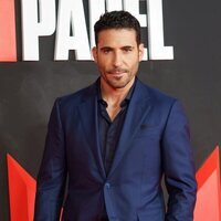 Miguel Ángel Silvestre en la premier del final definitivo de 'La casa de papel'