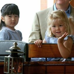 Aiko de Japón y Amalia de Holanda cuando eran pequeñas