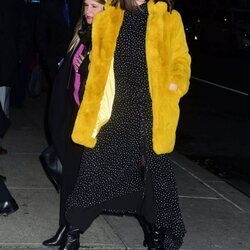 Sandra Bullock llegando al programa 'The Late Show With Stephen Colbert'