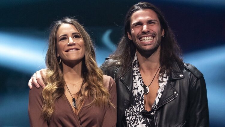 Luca Onestini y Cristina Porta, muy sonrientes en la gala 12 de 'Secret Story'