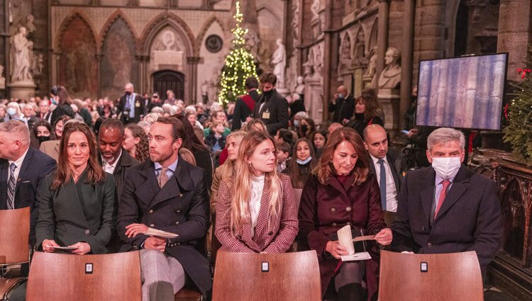 Los Middleton en el concierto de villancicos Together At Christmas