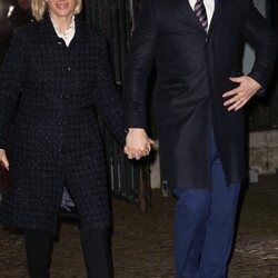 Zara Phillips y Mike Tindall en el concierto de villancicos Together At Christmas