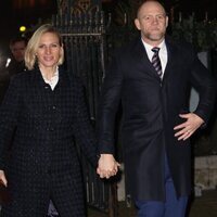 Zara Phillips y Mike Tindall en el concierto de villancicos Together At Christmas