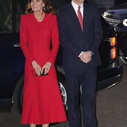 El Príncipe Guillermo y Kate Middleton en el concierto de villancicos Together At Christmas