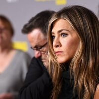 Jennifer Aniston en una de sus presentaciones de The Morning Show en 2019