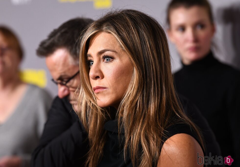 Jennifer Aniston en una de sus presentaciones de The Morning Show en 2019