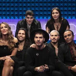 Sandra Pica, Julen, Cristina Porta, Luca Onestini, Luis Rollán y Gemeliers en la gala 13 de 'Secret Story'