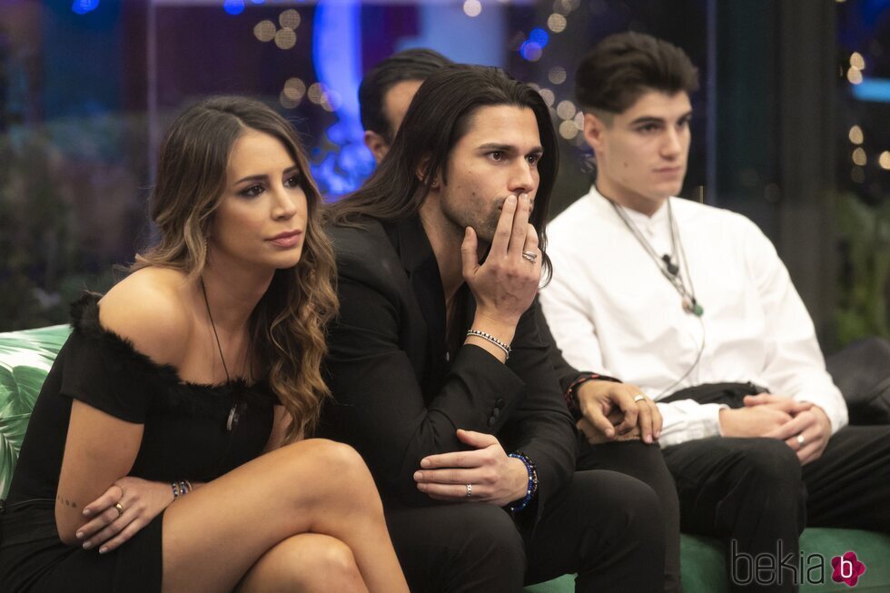 Cristina Porta, Luca Onestini y Julen en la gala 13 de 'Secret Story'