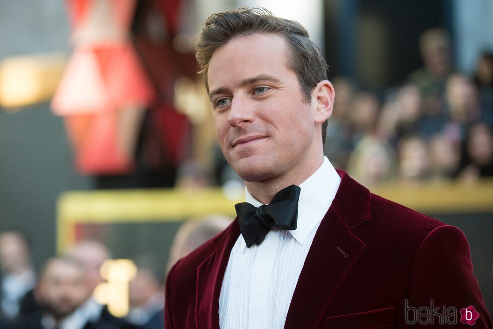 Armie Hammer en los Premios Oscar 2018