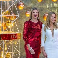 Ana Obregón y Anne Igartiburu en la presentación de la Navidad de RTVE