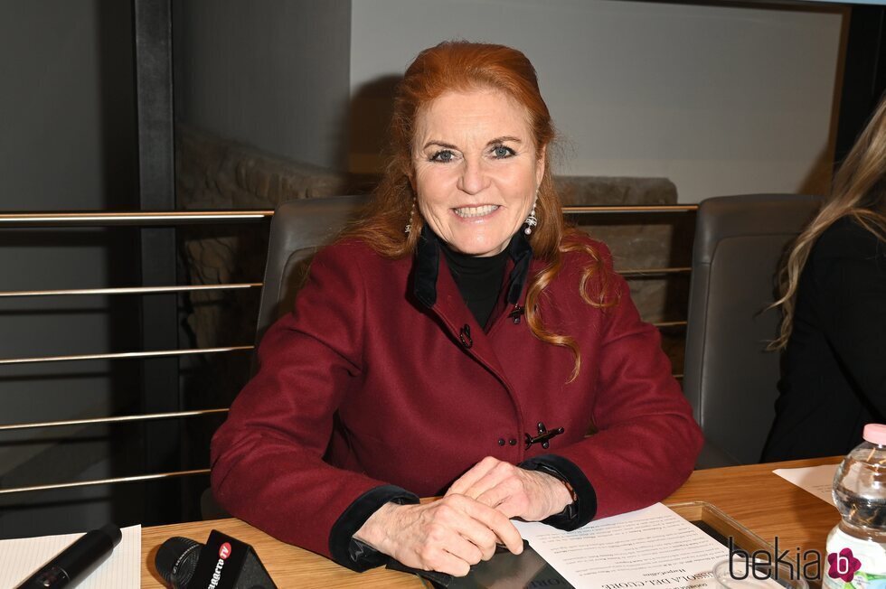 Sarah Ferguson presenta su novela en Roma