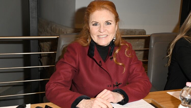 Sarah Ferguson presenta su novela en Roma