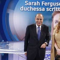 Bruno Vespa y Sarah Ferguson en el programa 'Porta a Porta'