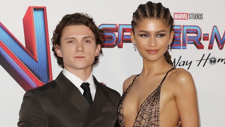 Tom Holland y Zendaya en el estreno de 'Spider-man: No way home' en Los Angeles