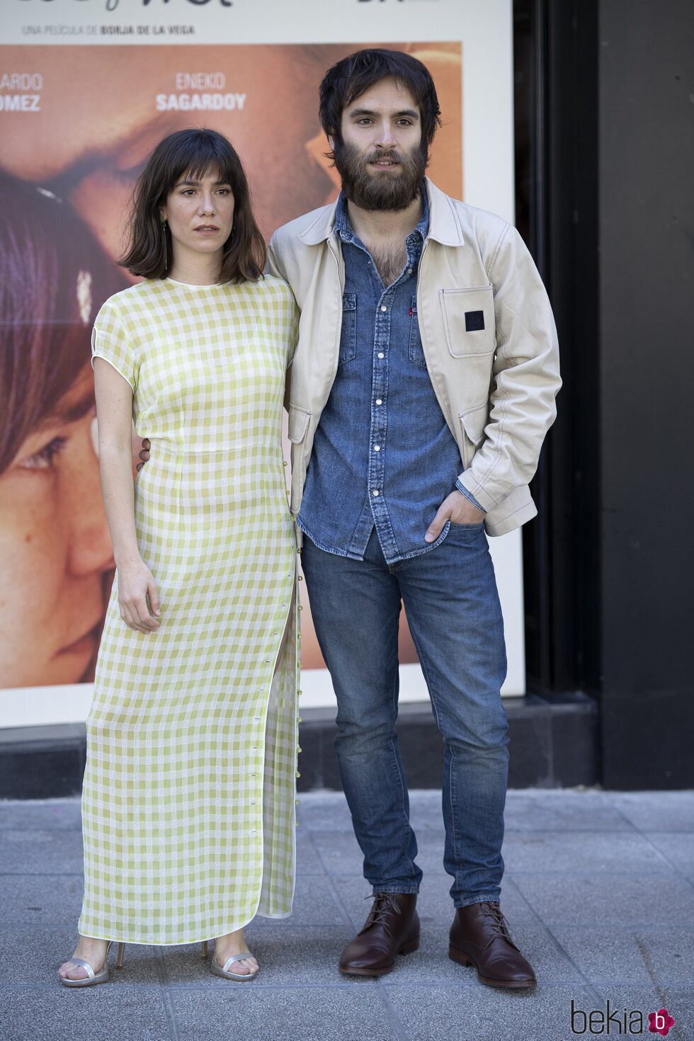 Ricardo Gómez y Bruna Cusí durante la promoción de 'Mia y Moi'