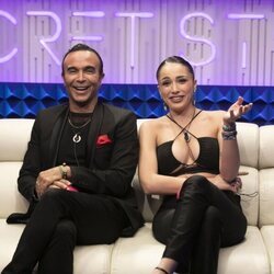 Luis Rollán y Sandra Pica durante la gala 15 de 'Secret Story'