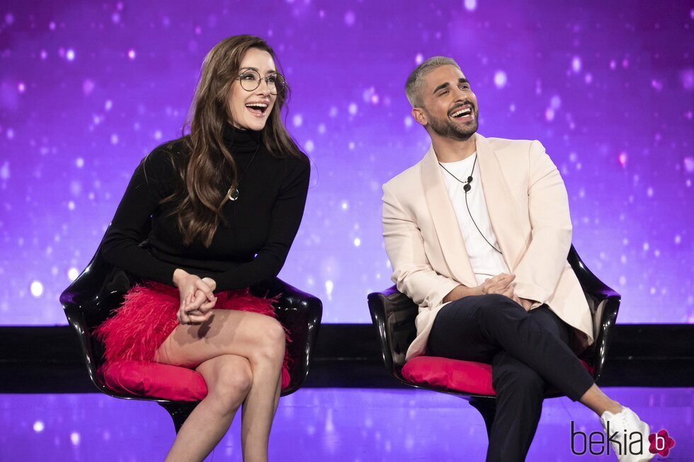 Adara y Miguel Frigenti durante su visita a la casa en la gala 15 de 'Secret Story'