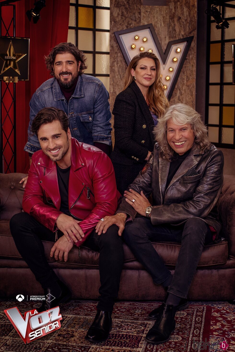 David Bustamante, Antonio Orozco, José Mercé y Niña Pastori, coaches de 'La Voz Senior'