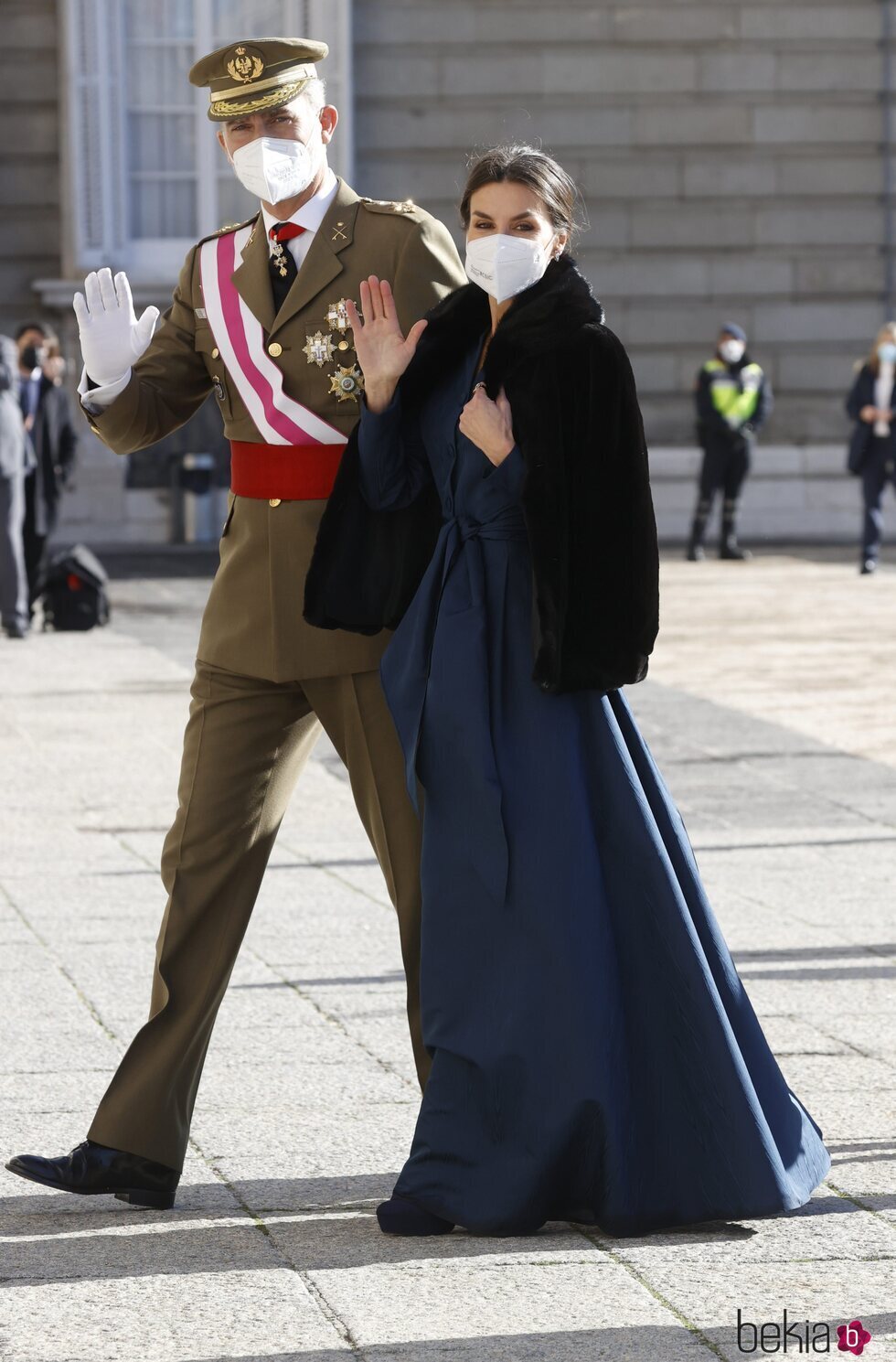 Los Reyes Felipe y Letizia en la Pascua Militar 2022