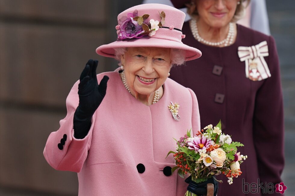 La Reina Isabel en la Apertura del Parlamento de Gales