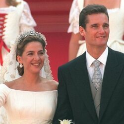 La Infanta Cristina e Iñaki Urdangarin el día de su boda