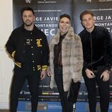 Maestro Joao, Tony y el Rubio en el estreno de la obra de teatro de Jorge Javier Vázquez 'Desmontando a Séneca'