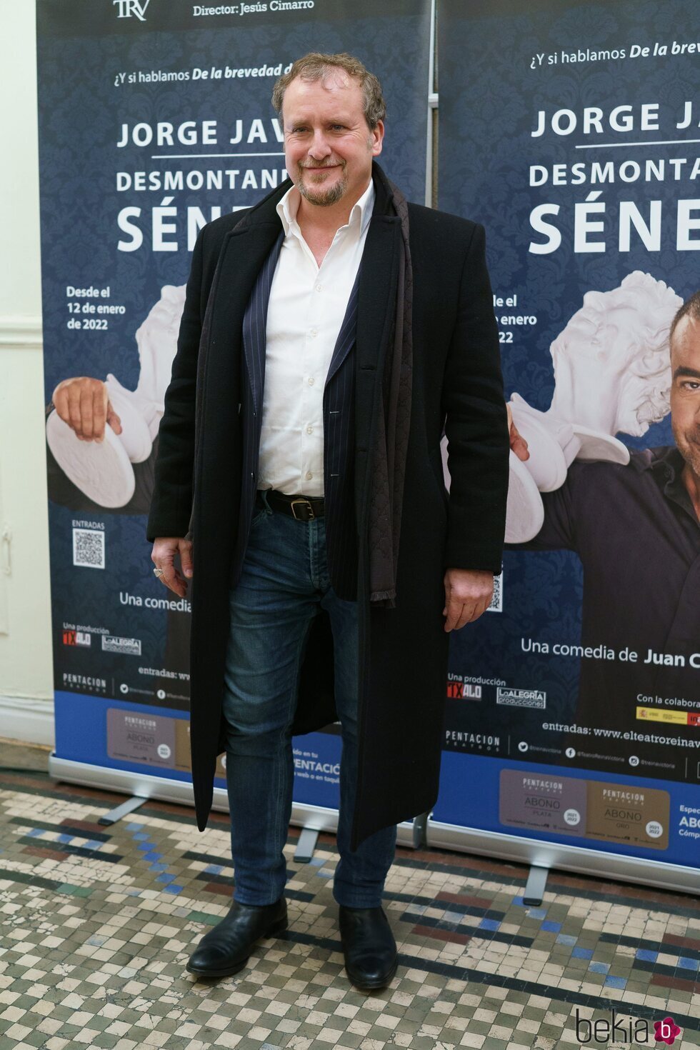 Fernando Cayo en el estreno de la obra de teatro de Jorge Javier Vázquez 'Desmontando a Séneca'