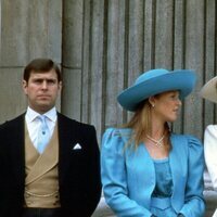 El Príncipe Andrés, Sarah Ferguson, Lady Di, el Príncipe Harry y Peter Phillips