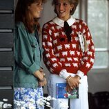 Sarah Ferguson y Lady Di