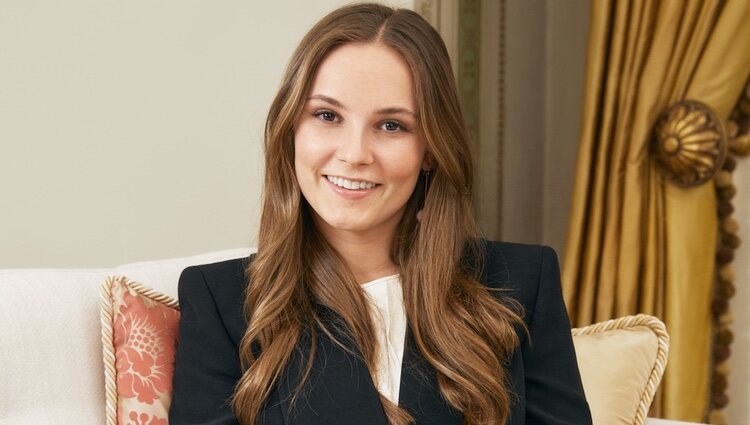 Ingrid Alexandra de Noruega en su despacho del Palacio Real de Oslo