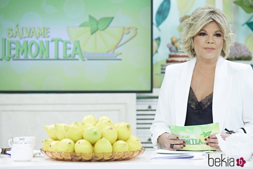 Terelu Campos como presentadora de 'Sálvame Lemon Tea'