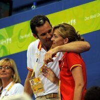 La Infanta Cristina e Iñaki Urdangarin, muy cariñosos en Pekín 2008