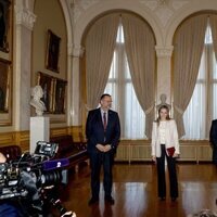 Ingrid Alexandra en su visita al Parlamento de Noruega por su 18 cumpleaños