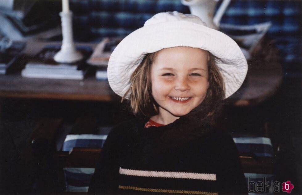 Ingrid Alexandra de Noruega, muy sonriente cuando era pequeña