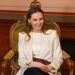 Ingrid Alexandra de Noruega en la Silla del Rey del Tribunal Supremo de Noruega