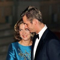 La Infanta Cristina e Iñaki Urdangarin en la recepción previa a su boda