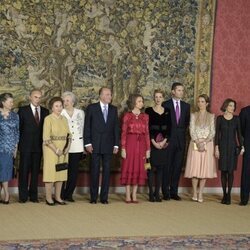 La Familia Real Española en el 70 cumpleaños del Rey Juan Carlos