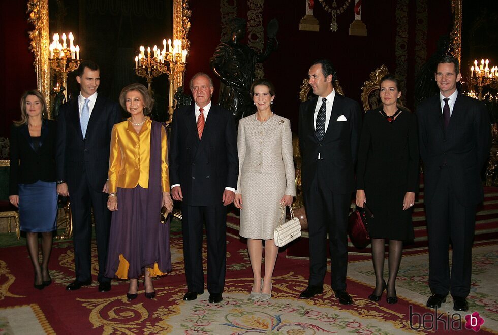 La Familia Real en el 30 aniversario de reinado del Rey Juan Carlos