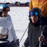 La Infanta Cristina e Iñaki Urdangarin en la nieve en 2009