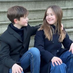 Vicente y Josefina de Dinamarca, muy cariñosos en su 11 cumpleaños