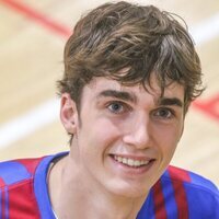 Pablo Urdangarin, muy sonriente en un partido de balonmano con el Barça B de balonmano