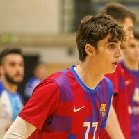 Pablo Urdangarin, muy atento en un partido de balonmano