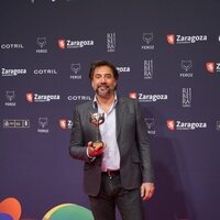 Javier Bardem con su Feroz 2022